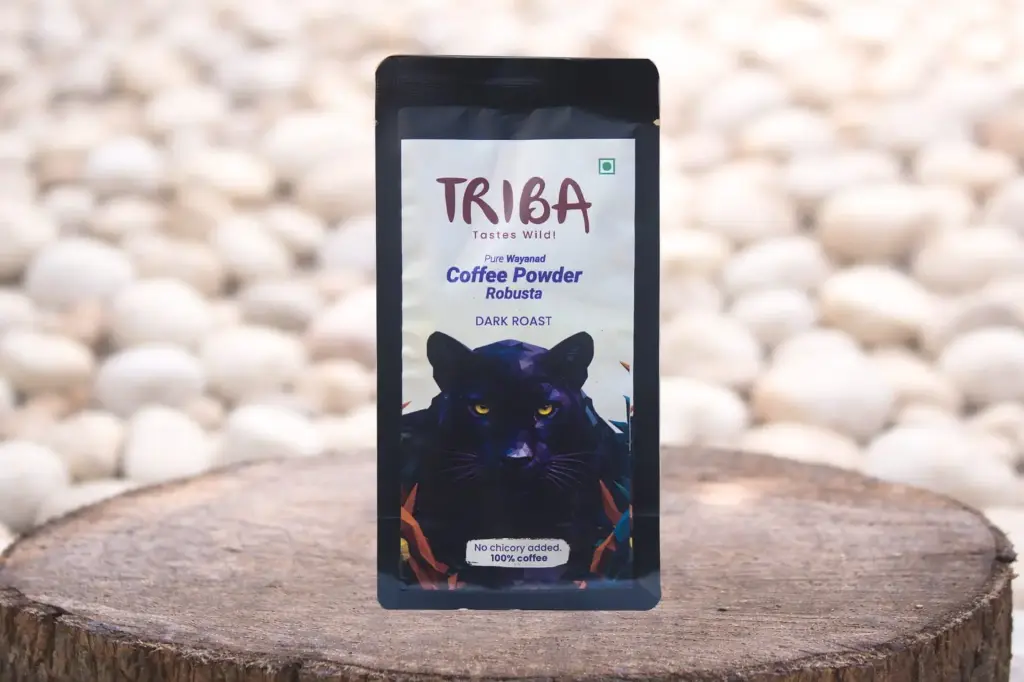 Triba Pure Wayanad Robusta Coffee Powder - Dark Roast (95 gm)